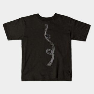 Wisp Abstract Line Art Kids T-Shirt